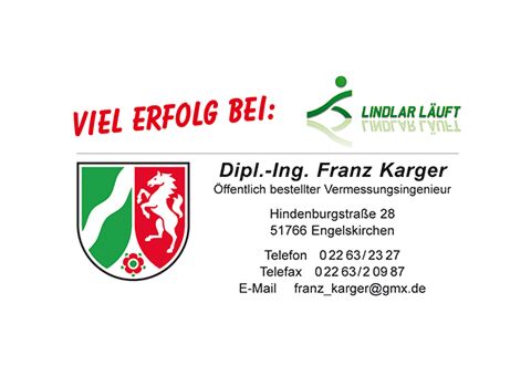Ausschreibung "Lindlar läuft" e.V.
